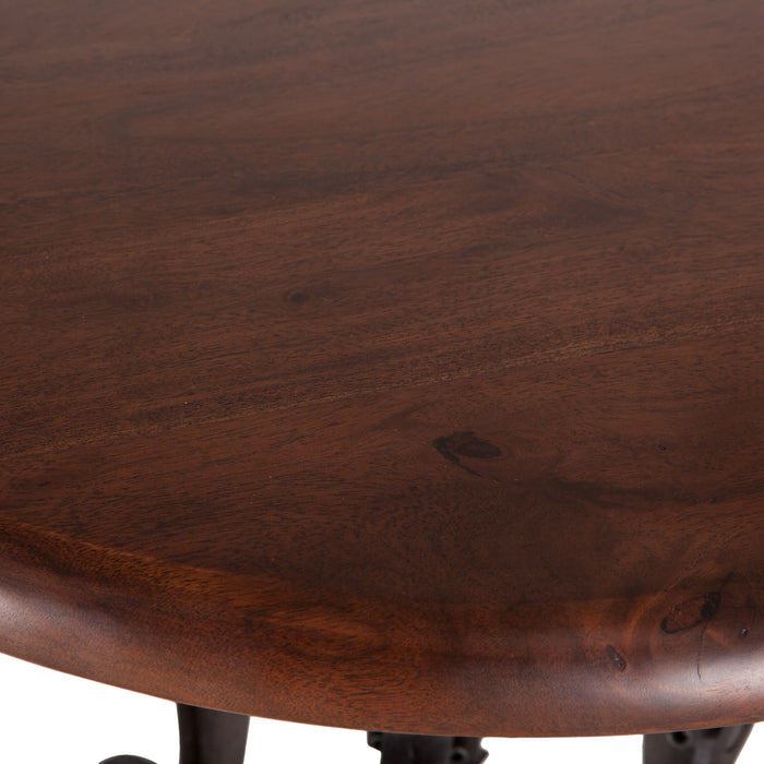 Artezia Acacia Wood 24" Adjustable Side Table