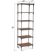 Paxton Rustic Industrial Rolling Bookcase - World Interiors