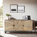 Palm Desert Reclaimed Wood Sunburst Sideboard - World Interiors