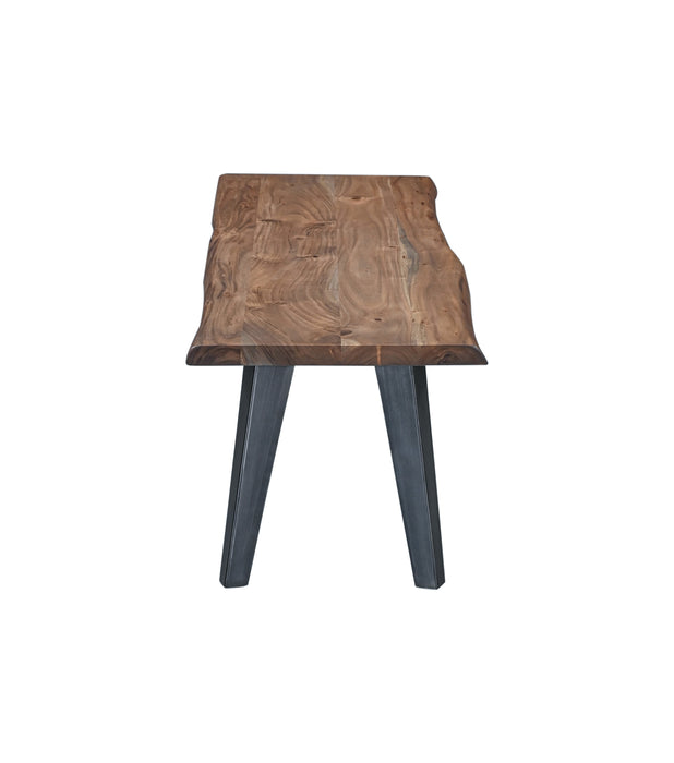 Knoxville 54" Live Edge Acacia Wood Dining Bench - World Interiors