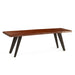 Knoxville 54" Acacia Wood Dining Bench in Walnut - World Interiors