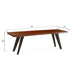 Knoxville 54" Live Edge Acacia Wood Dining Bench - World Interiors