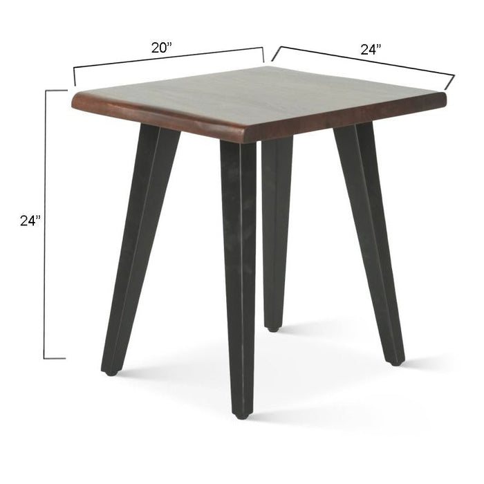 Knoxville Rustic Modern Side Table - World Interiors