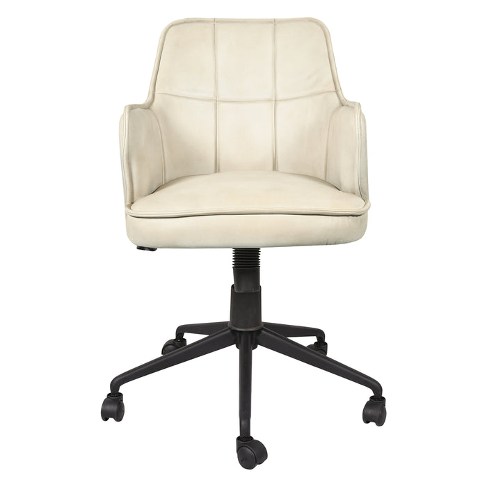 Thorpe Leather Swivel Desk Chair