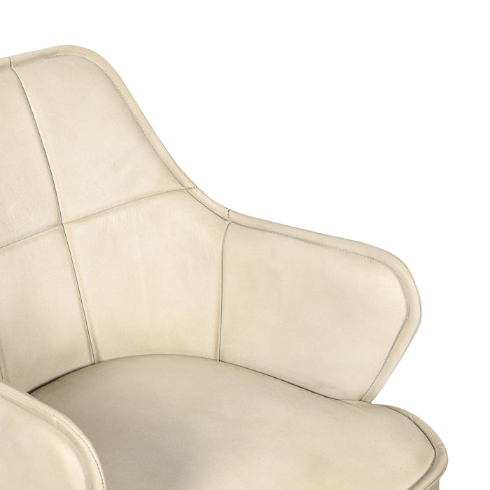 Thorpe Leather Swivel Desk Chair