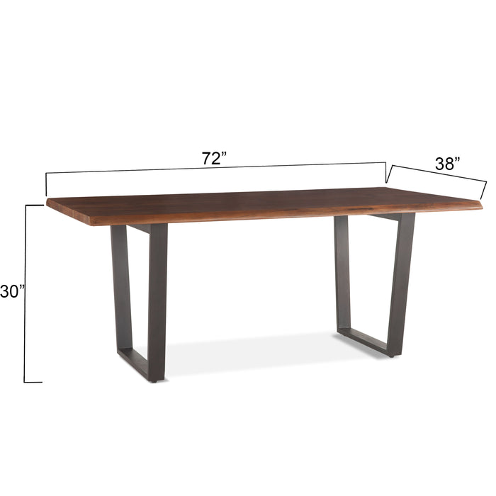 Belfrie 72" Acacia Wood Dining Table - World Interiors