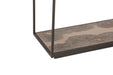 St. George 47" Industrial Console Table in Oxidized Matte Black - World Interiors