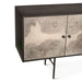 St. George 72" Industrial Sideboard in Oxidized Matte Black - World Interiors