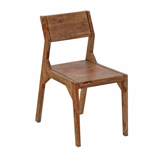 Acres Slanted Back Dining Chair in Brownstone - World Interiors