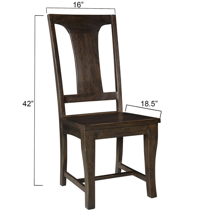 Toulon Vintage Brown Dining Chair - World Interiors