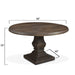 Toulon 48" Weathered Mango Round Dining Table - World Interiors