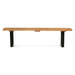 Vienna 68" Modern Acacia Wood Outdoor Bench - World Interiors