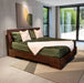 Acadia Modern Platform Bed in Coffee Bean - World Interiors