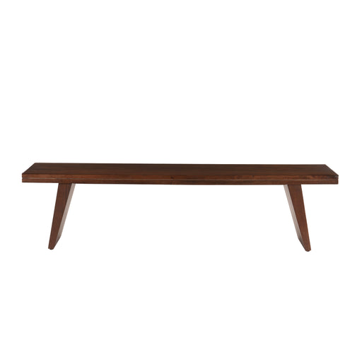 Lisbon Dining Bench 70" in Royal Brown - World Interiors