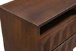 Lisbon Mid - Century Nightstand in Matte Brown - World Interiors