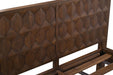 Lisbon Mid-Century Bed in Matte Brown - World Interiors