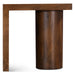 Noto 24" Modern Side Table in Acorn Brown - World Interiors