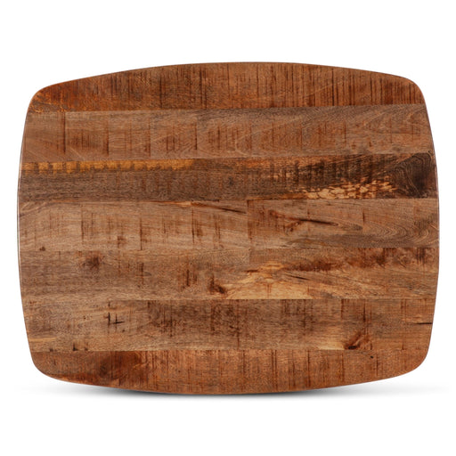Santa Margherita 28" Mango Wood and Iron Side Table - World Interiors