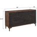 Vallarta Two Tone Mango Wood Dresser - World Interiors