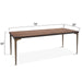 Vallarta 78-Inch Two Tone Mango Wood Dining Table - World Interiors