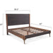 Vallarta Two Tone Mango Wood Bed - World Interiors