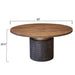 Vallarta Carved Wood Round Dining Table - World Interiors