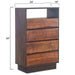 Palermo Live Edge Tall Dresser - World Interiors