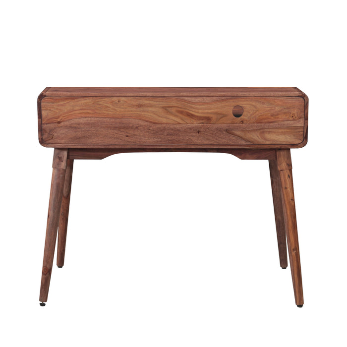 Arrey Office Desk 45" in Natural Sheesham - World Interiors