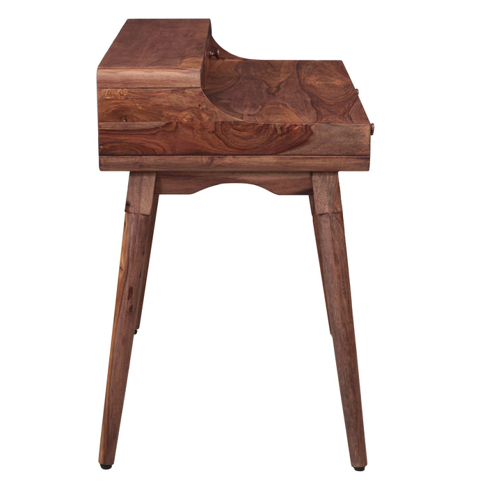 Arrey Office Desk 45" in Natural Sheesham - World Interiors