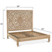 Haveli Traditional Handcarved Bed - World Interiors