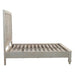 Haveli Queen Bed in Hand Carved Heirloom White - World Interiors