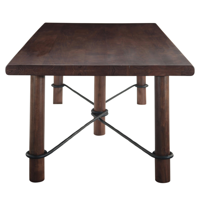 Wildwood 88" Dining Table in Vinegar Acacia