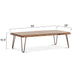 Grandby Mid - Century Modern Live - Edge Coffee Table - World Interiors