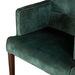 Avery Green Velvet Arm Chair - World Interiors