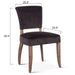 Portia Upholstered Oak Frame Dining Chair - World Interiors