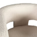 Oscar Armchair in White Boucle - World Interiors