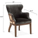 Charles Modern Velvet Club Chair - World Interiors