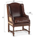 Charles Deconstructed Leather Armchair - World Interiors