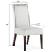 Jona Studded Parson's Dining Chair - World Interiors