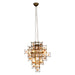 Heritage Small Pendant Chandelier with Stone - World Interiors