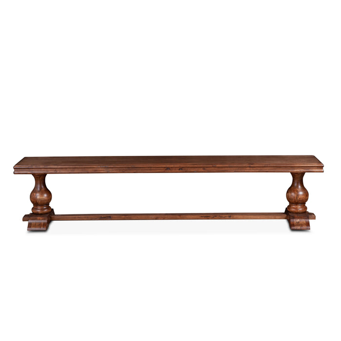 Tuscany 82" Dining Bench in Earth Tone - World Interiors