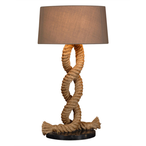 Heritage Twisted Rope Table Lamp - World Interiors