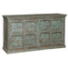 Solid Wood Sideboard | Hand Carved Reclaimed Wood Cabinet