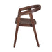 Round Back Solid Wood Dining Chair | Reclaimed Wood Finish