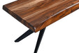 Rosewood 68" Live Edge Bench in Natural Sheesham - World Interiors