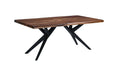 Rosewood 72" Live Edge Dining Table in Natural Sheesham - World Interiors