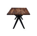 Rosewood 72" Live Edge Dining Table in Natural Sheesham - World Interiors