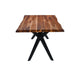 Rosewood 94" Live Edge Dining Table in Natural Sheesham - World Interiors