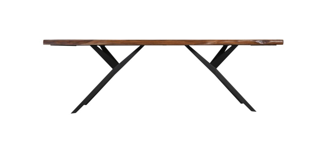 Rosewood 94" Live Edge Dining Table in Natural Sheesham - World Interiors