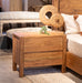 Mesa 32" Rustic Nightstand in Brushed Acacia - World Interiors